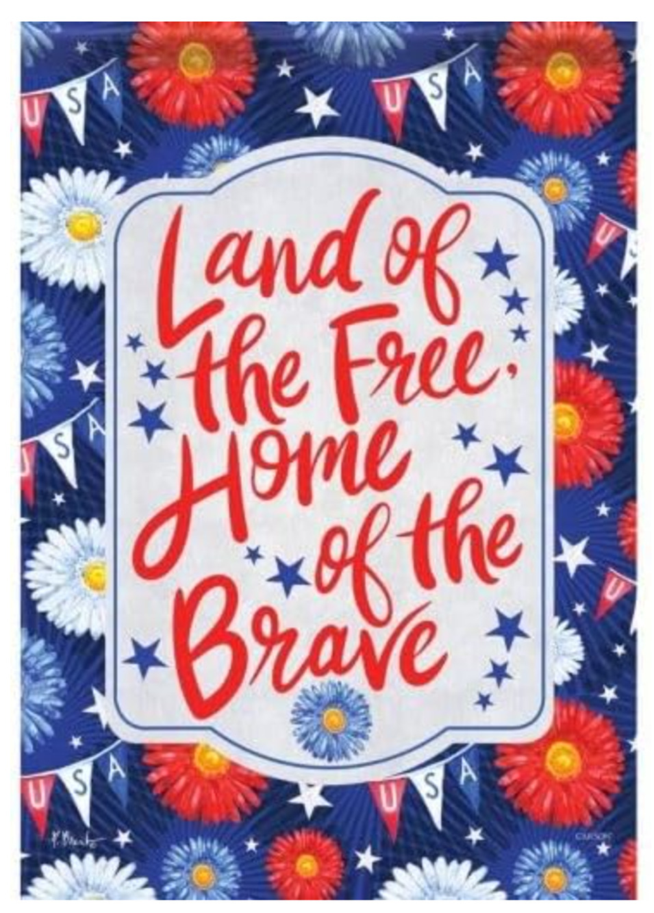 Carson - USA Daisy Dura Soft™ Garden Flag 346437 12.5" x 18"
